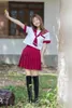 Kläderuppsättningar 2022 Ankomst japansk jk skol uniform flickor sommaren hög kvinnor nyhet sjöman kostymer uniformer röd färg