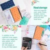 Gift Wrap PPYY-29 Pieces Glitter Binder Cover A6 PVC Sets 2 Sheets Label Sticker For Home School Bill Planner