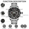 Wristwatches NAVIFORCE Men's Watches Luxury Brand Original Quartz Digital Analog Sports Wrist Watch for Men Waterproof Stainless Steel Clock 221010