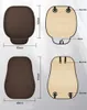 Car Seat Covers Summer Cover Front Rear Backrest Pillow Flax Cushion Non Slide Linen Auto Protector Mat Pad Universal Fit Truck SUV Van