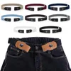 Cinture 8 stili Cintura in vita senza fibbia per pantaloni jeans Nessuna fibbia elasticizzata da donna/uomo senza problemi
