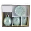 Bath Accessory Set Four Pcs/sets Bathroom Accessories For Household Synthetic Resin Craftwork Home Decoration