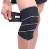 Genouillères 1PC Pad Sports enveloppés Compression Bandages de protection élastique haltérophilie Fitness prévenir les entorses