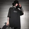 Herr t shirts hip hop överdimensionera skjorta män 2022 streetwear harajuku färg fjäril t-shirt kort ärm bomull lös hiphop t-shirt plus storlek