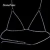 Other StoneFans Gift Sexy Body Chain Bra Jewelry Open Round Top Body Chains Harness Party Club Charming Women Jewellery 221008