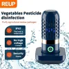 Other Kitchen Tools Protable Food Purifier Pesticide Disinfection Fruit Vegetable Washing Machine Capsule Shape Vegetable Sterilize Household Travel 221010