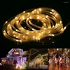 Strings Outdoor Solar Rope Lights 5/10/20M LED Tube String Waterproof Fairy Holiday Christmas Party Garden