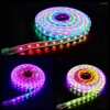 Paski 1M 2M 3M 4M 5M Smart WS2812B DIY LED Pasek Podświetlenie Indywidualne Adresbie WS2812 RGB Light 30LES/M WODY ODPOWIEDNI