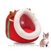 Chat Lits Meubles Hiver Chaud Cosy Chat Lit Panier Pour Animaux Chaton Chaise Longue Coussin Chat Maison Doux Confortable Chien Tapis Lit Accessoires Pour Animaux Chats Tunnel 221010