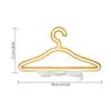 V￤gglampa ledde neonljusskyltkl￤der Stand USB Powered Hanger Night Clothing For Home Wedding Store