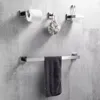 Banyo Aksesuar Set Aksesuarları Bagnolux Paslanmaz Çelik 304 Tek Havlu Çubuk Cüppe Hook Tuvalet Kağıdı Tutucu Tutucu Cilalı Kaplama