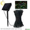 Strängar 7m/12m/22m LED -strängljus Fairy Holiday Christmas Party Garlands Solar Garden Waterproof 50/100/200 utomhus