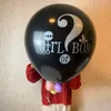 Autres fournitures de fête de fête 1 Set Géant Garçon Ou Fille Sexe Révéler Ballon En Latex Noir Baby Shower Confetti Ballons Décoration D'anniversaire 221010