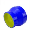 Colliers de serrage Pqy - Bleu Jaune 3"-4" 76Mm-102Mm Sile Tuyau Réducteur Droit Joiner Couplage Pqy-Sh300400-Qy Drop Delivery 202 Dhcarpart Dhzcj