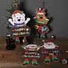 Kerst ornamenten Paperbord Deurraam Hangend Welkom Merry Christmas Boards Xmas Decortaions Santa Claus Snowman GWB16098