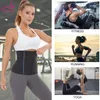 Waist Support LAZAWG Sweat Belt Trainer For Women Weight Loss Gridle Cincher Trimmer Slimming Band Corset Workout Body Shaper