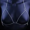 Andra runda sexiga kroppskedjor bh -halsband underkläder topp niglub bröst bikini midja kedja smycken sele för kvinnor 221008