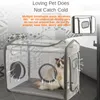 Hundbilstolsöverdrag 70L Torklåda för husdjur Vikbar kattbadhårtork Tält Transparent hushållsbadblåspåse