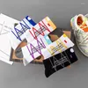 Skarpetki męskie załoga bawełna sport mężczyzn w stylu ulicznym projektant designerka hip -hop sock skateboard koszykówka w kalcynach