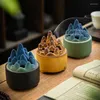 Fragrance Lamps Mountain Incense Holder Aroma Burner Ceramic Crafts Sandalwood Chan Indoor Tea Decoratin Home Censer