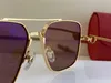 New fashion design sunglasses 0388S square K gold frame classic simple style versatile summer outdoor uv400 protection glasses