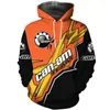 Men's Hoodies Sudadera Con Capucha De Nueva Para Hombre Logotipo BRP Can-am 3D Cremallera Exteriores Su