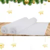 Christmas Decorations 2pcs Snow Blankets Fake Sheet White Thickened Cotton Rolls For Village Party Favors Display Po Prop