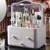 Storage Boxes Makeup Organizer Cosmetics Beauty Box For Girls Waterproof Dustproof Large Capacity