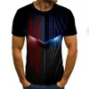 Мужские футболки для мужской футболки 2022 3D-печать мечты с коротким рукавом и женский хип-хоп повседневной