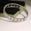 Bracelet trèfle à quatre feuilles bracelets pour femmes en acier inoxydable pour plaqué or 18 carats femmes filles mariage Saint Valentin bijoux cadeau