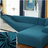 Housses de chaise tout compris housse de canapé élastique universelle couleur unie quatre saisons cuir antidérapant un ensemble de gris vert bleu