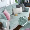 Stol täcker 2022 soffa förtjockas för vardagsrum grå färg plysch kudde soffa täcker modern minimalistisk hörn handduk