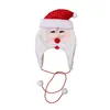 Dzieci Christmas Velvet Party Cape Ogrycznie czapkę Kosze Xmas Snowman Caps Decor Decor Polite Party Supplies YSJ90