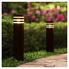 Lampada da giardino a LED per esterni Lampada da giardino moderna Cortile Villa Parco Paesaggio Luce Dissuasori impermeabili Apparecchi di illuminazione