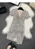 Robes décontractées édition Han paillettes de banlieue mousseux fête femmes soirée 2022 robe Sexy été