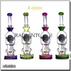 Hookahs Skull Percolator Frosted Glass Bong shower-head Perc Water Beaker Bong With 14mm Male Bowl Accessories