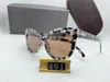 Gafas de sol piloto clásicas de alta calidad Diseñador ojo de gato Marca Para hombre Gafas de sol para mujer Gafas de vidrio Marcos cuadrados Lentes con caja 401