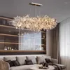 Подвесные лампы легкие роскошные потолочные люстра 2022 Lustres Современная дизайнерская вилла гостиная столовая