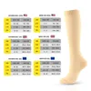 Sports Socks 3 Pair Compression Stocking Knee High Pregnant Edema Diabetes Varicose Veins Running Travel Sport Women Men