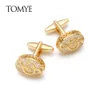 Hommes boutons de manchette luxe Zircon or Note de musique formelle affaires Texudo chemise mariage boutons de manchette cadeaux