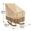 Chair Covers Waterproof Patio Cover Outdoor Single Rocking 210D Anti-dirty And Anti-ash Garden Furniture Stool