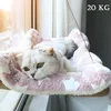 Camas de gato móveis de estimação fofa pendurada com 20 kg de janela ensolarada assento de montagem Hammock, prateleira de cama confortável 221010