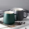 Tazze Nordico Minimalista In Ceramica Phnom Penh Mark Tazza Uomini E Donne A Casa Bere Caffè Con Coperchio Cucchiaio Ufficio Coppia Modelli