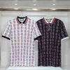 2022-2023 Polo de créateur de mode pour hommes T-shirt à manches courtes pour hommes chemises à revers simples originales veste vêtements de sport jogging # 66901Polos pour hommes