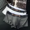 Onderbroek Man Sexy Underwear Men Men Boxer Shorts Modale zachte mannelijke bokserslangers Longbuild Penis Pouch Boxers Ademend slipje