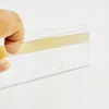 Detaljhandelsförsörjning H5CM plasthylla PRIS TALKER SIGN Label Holder Supermarket PVC Data Strips Display Adhesive Tape tillbaka 50 st