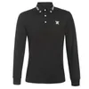Autumn Winter Men Golf Abbigliamento a maniche lunghe Tshirt Black o Nero Colori Nero camicia sportiva per esterni SXXL In Choice1074765