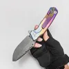 Couteau pliant lourd Rogue Shark SCK Limited Version personnalisée Chasse tactique Équipement de plein air Lame S35VN Poignée en titane Camping pratique Outils de survie EDC