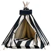 Cat Beds Furniture Pet Tent House Dog Bed Portable Removable Washable Teepee Puppy Cat Indoor Outdoor Kennels Cave with Cushion and Blackboard 221010
