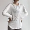 Felpe con cappuccio da donna Felpe con cappuccio Moda Casual Felpe con cappuccio allentate Y2k Ragazza Sport Yoga Manica lunga Felpa con cappuccio da donna Abbigliamento da palestra Tuta da fitness 221010